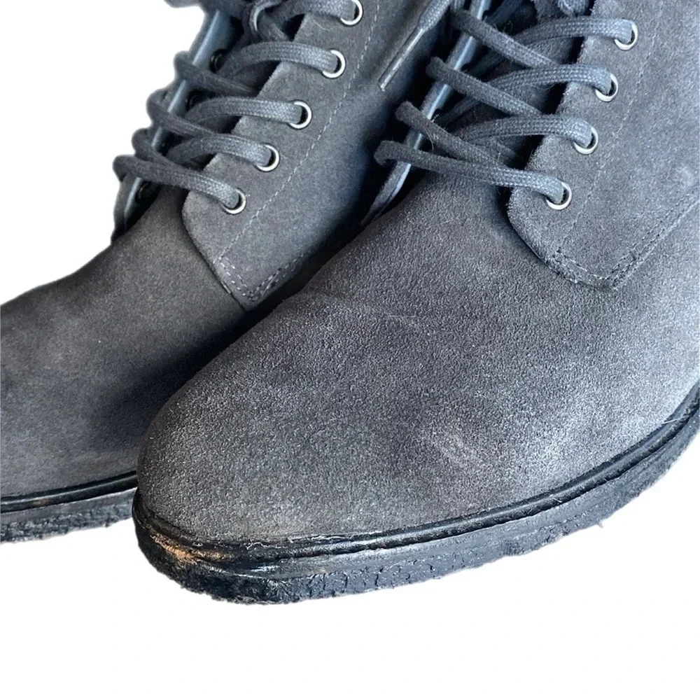 BLACKSTONE QM23 SUEDE LEATHER ZIPPER HIGH BOOTS